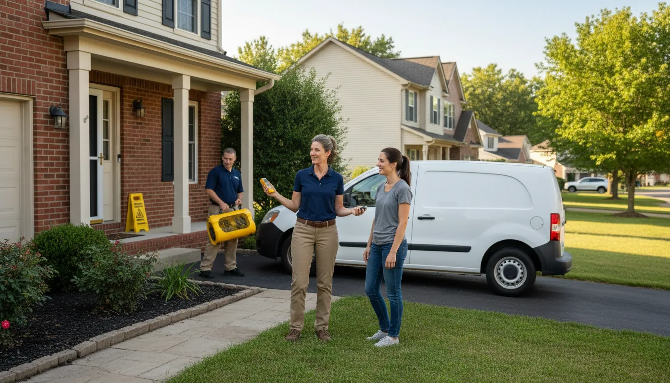 Residential water damage restoration in Deweyville, UT